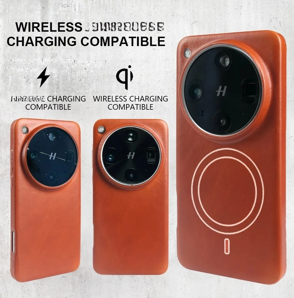 Кожаный чехол с полным покрытием из масляного воска для OPPO Find X8 Ultra X7 Ultra X6 Pro, глянцевый чехол для мобильного телефона с магнитной беспроводной зарядкой 
Кожаный чехол с полным покрытием из масляного воска для OPPO Find X8 Ultra X7 Ultra X6 Pro, глянцевый чехол для мобильного телефона с магнитной беспроводной зарядкой