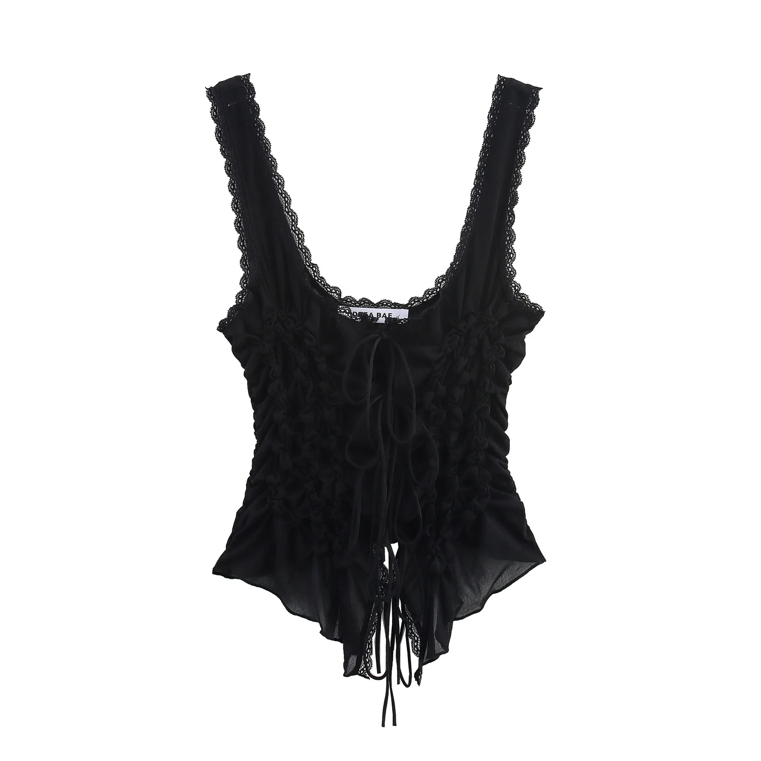 Korejepo 2025 New Women Clothing European and American Style Fashionable Simple Bow Decoration Pleated Top
Korejepo 2025 New Women Clothing European and American Style Fashionable Simple Bow Decoration Pleated Top