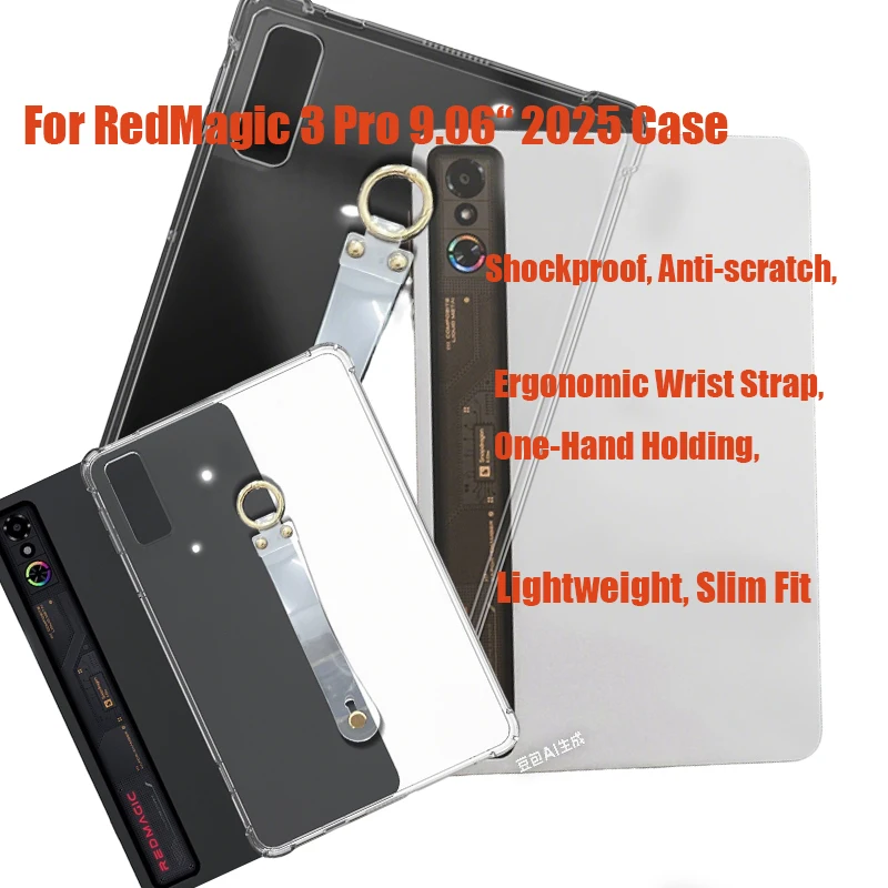For RedMagic 3 Pro 9.06“ 2025 Case Transparent Air-bags Soft TPU Protection Shockproof Capa Fundas Shell For Red Magic 3pro
For RedMagic 3 Pro 9.06“ 2025 Case Transparent Air-bags Soft TPU Protection Shockproof Capa Fundas Shell For Red Magic 3pro