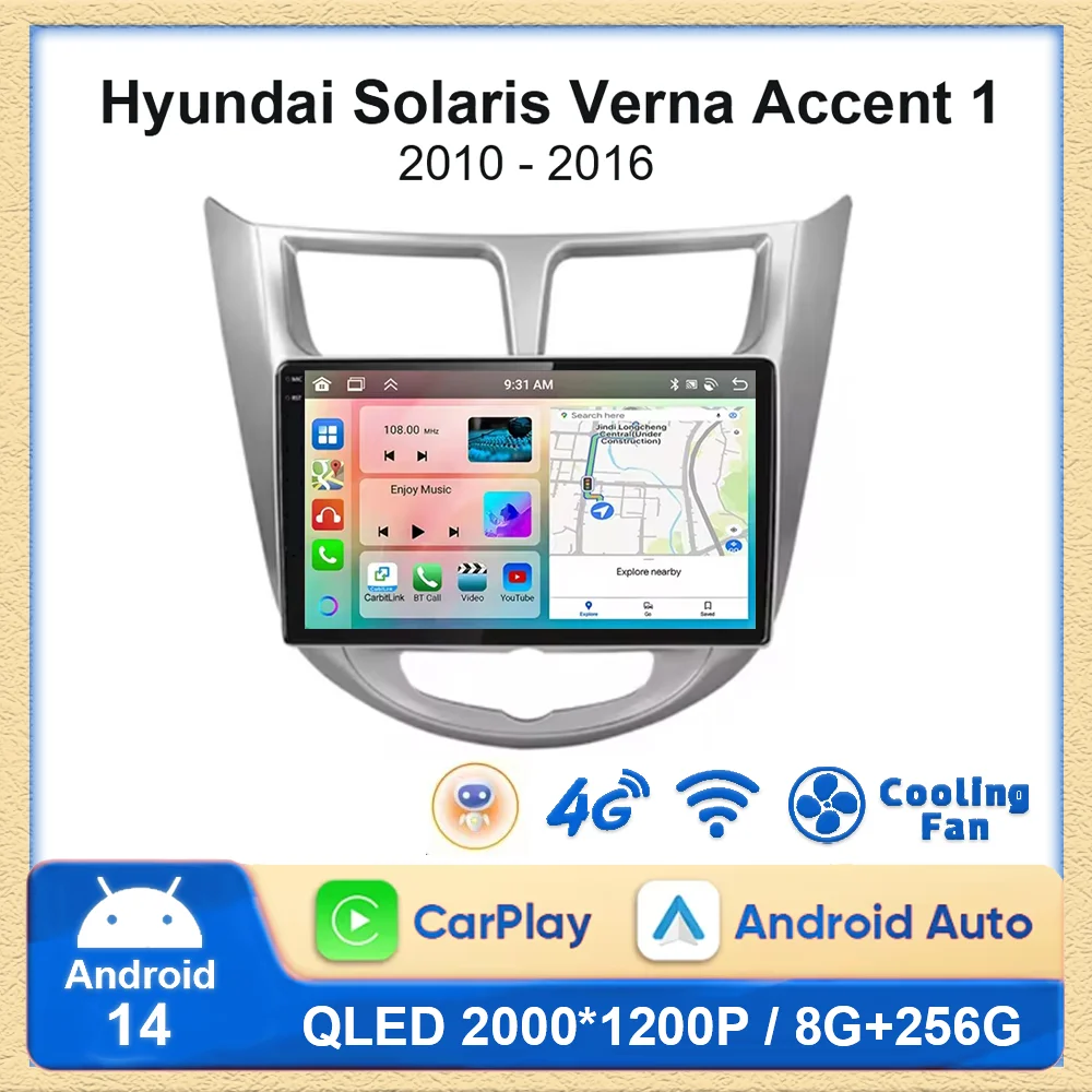 Android 14 для Hyundai Solaris Accent i25 2010-2016 Интеллектуальный Android Автомобильный Bluetooth 4G QLED Экран Видео Мультимедийный плеер
Android 14 для Hyundai Solaris Accent i25 2010-2016 Интеллектуальный Android Автомобильный Bluetooth 4G QLED Экран Видео Мультимедийный плеер