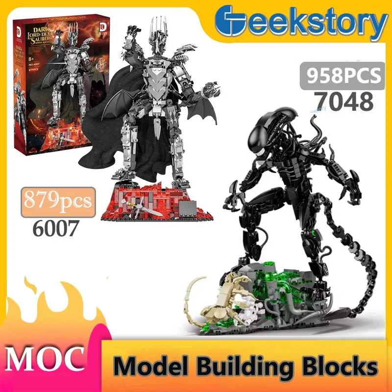 Модель MOC Monsters, комплект строительных блоков 7048, серия фильмов, собранный Mecha Warrior, коллекционные украшения, игрушки, кирпичи, подарки для мальчиков
Модель MOC Monsters, комплект строительных блоков 7048, серия фильмов, собранный Mecha Warrior, коллекционные украшения, игрушки, кирпичи, подарки для мальчиков