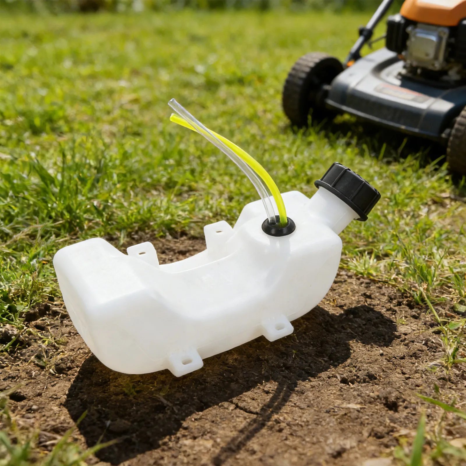 Lawnmower Fuel Tank Replacement Heavy Duty Plastic Gas Tank for Garden Equipment Engine Accessory with Measuring Scale
Lawnmower Fuel Tank Replacement Heavy Duty Plastic Gas Tank for Garden Equipment Engine Accessory with Measuring Scale