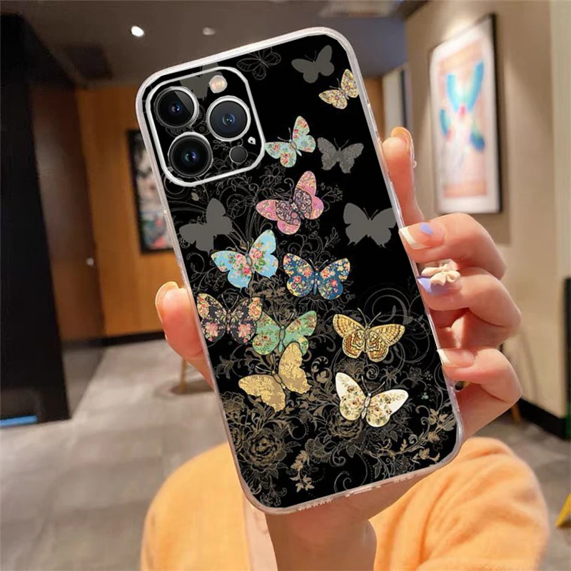 Phone Case For iphone 17ProMax Air 16 15 14 13 Pro Max 15 16 Pro 15Plus Butterfly
Phone Case For iphone 17ProMax Air 16 15 14 13 Pro Max 15 16 Pro 15Plus Butterfly