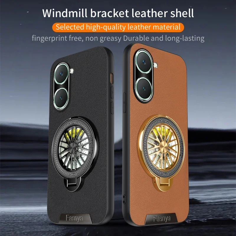 Anti-Drop PU Leather Shockproof Silicone Phone Case for Vivo T3 Ultra Lite T2 Pro T3x 5G Built-in Metal Holder Soft Cover Cases
Anti-Drop PU Leather Shockproof Silicone Phone Case for Vivo T3 Ultra Lite T2 Pro T3x 5G Built-in Metal Holder Soft Cover Cases