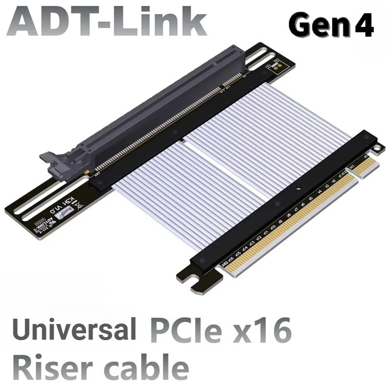 Silver-Plated Universal Vertical Mounting For ATX PC PCIe 4.0 x16 Riser Cable Graphics Card Extension Supports ATX Large Chassis
Silver-Plated Universal Vertical Mounting For ATX PC PCIe 4.0 x16 Riser Cable Graphics Card Extension Supports ATX Large Chassis