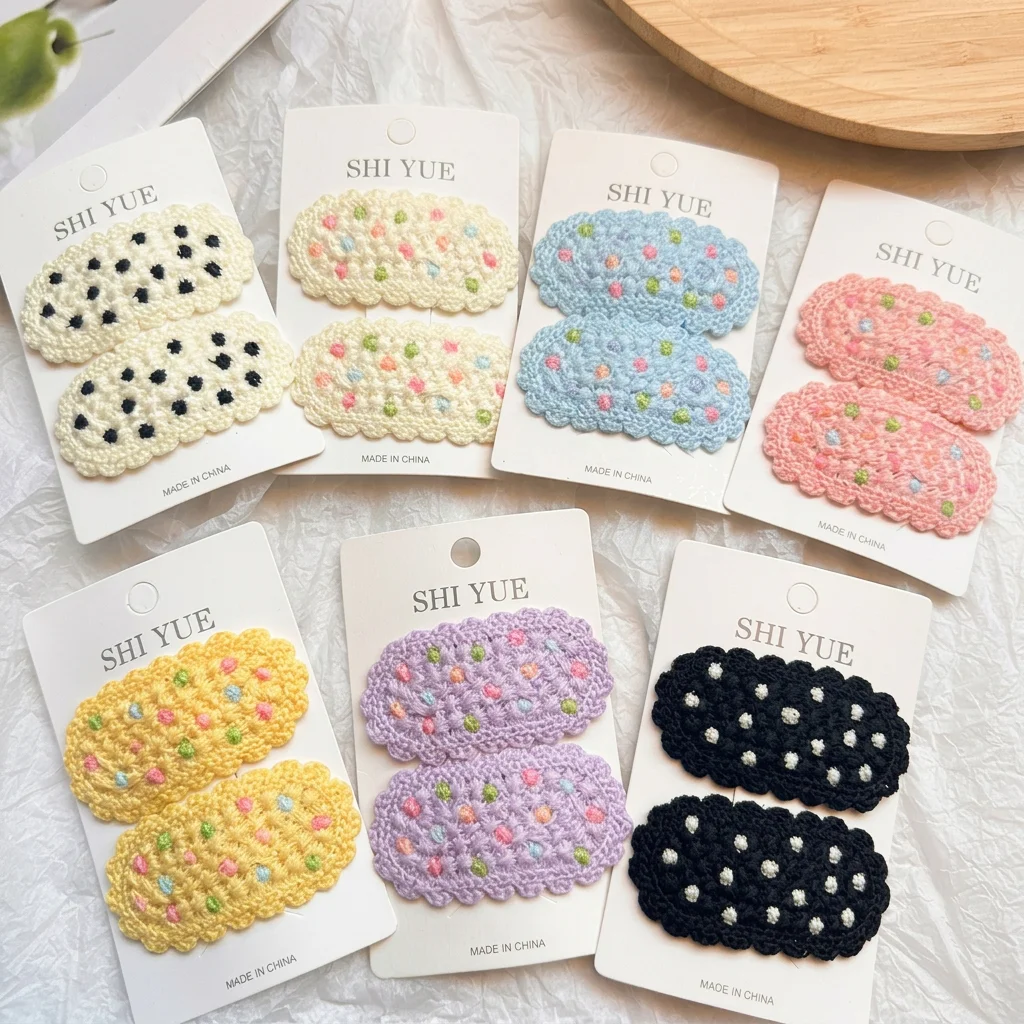 Women Hair Clips Classic Fabric Hair Barrettes Knitted Bb Hair Clips Skin-Friendly For Bangs Management Friend Gatherings Work
Women Hair Clips Classic Fabric Hair Barrettes Knitted Bb Hair Clips Skin-Friendly For Bangs Management Friend Gatherings Work