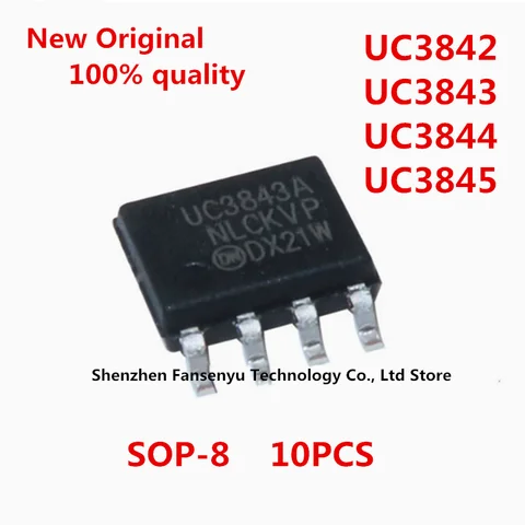 Nowy 10szt/lot UC3842A UC3843A UC3844B UC3843B UC3845B SOP8 UC3842 UC3843 UC3844 UC3845 SOP-8 UC3842B UC3843B UC3845A UC3844A