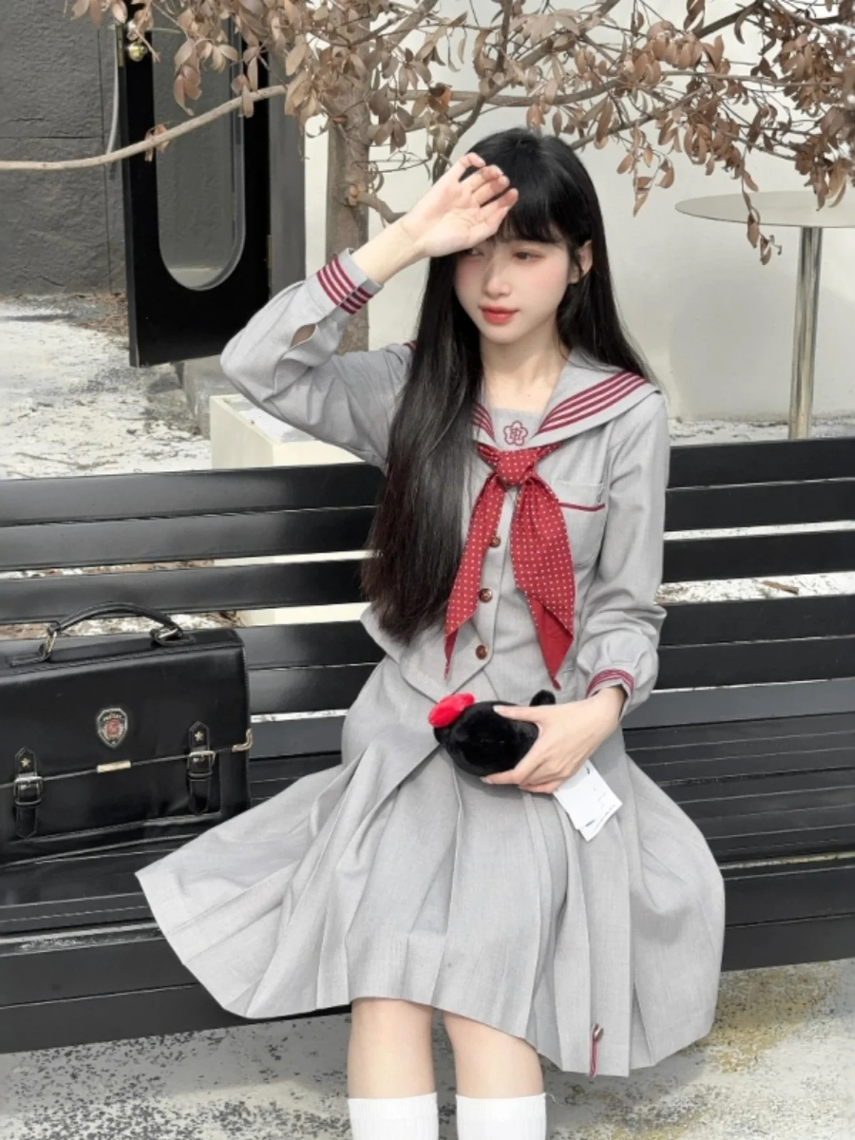 New Color Basic Style Long Sleeve Sailor Suit Uniform Set Japanese Style School Uniforms Winter Collection 2024
New Color Basic Style Long Sleeve Sailor Suit Uniform Set Japanese Style School Uniforms Winter Collection 2024