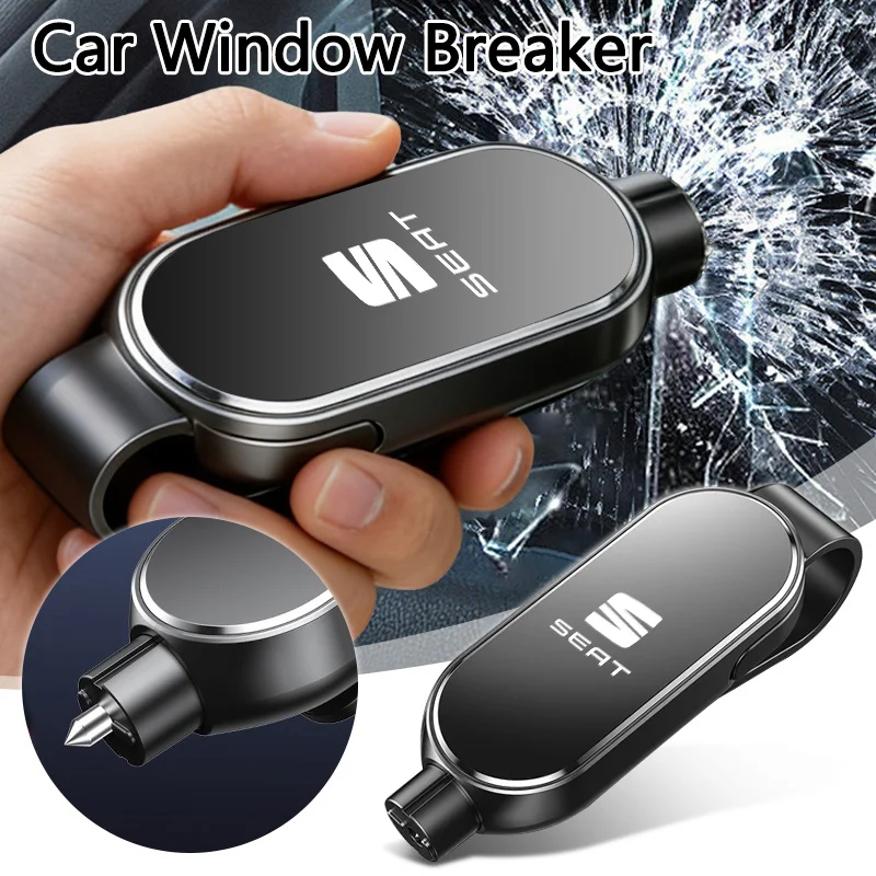 Car Safety Hammer Window Glass Breaker Emergency Escape Tool For Seat Ibiza Altea Leon Cupra Cordoba Alhambra Arosa Accessories
Car Safety Hammer Window Glass Breaker Emergency Escape Tool For Seat Ibiza Altea Leon Cupra Cordoba Alhambra Arosa Accessories