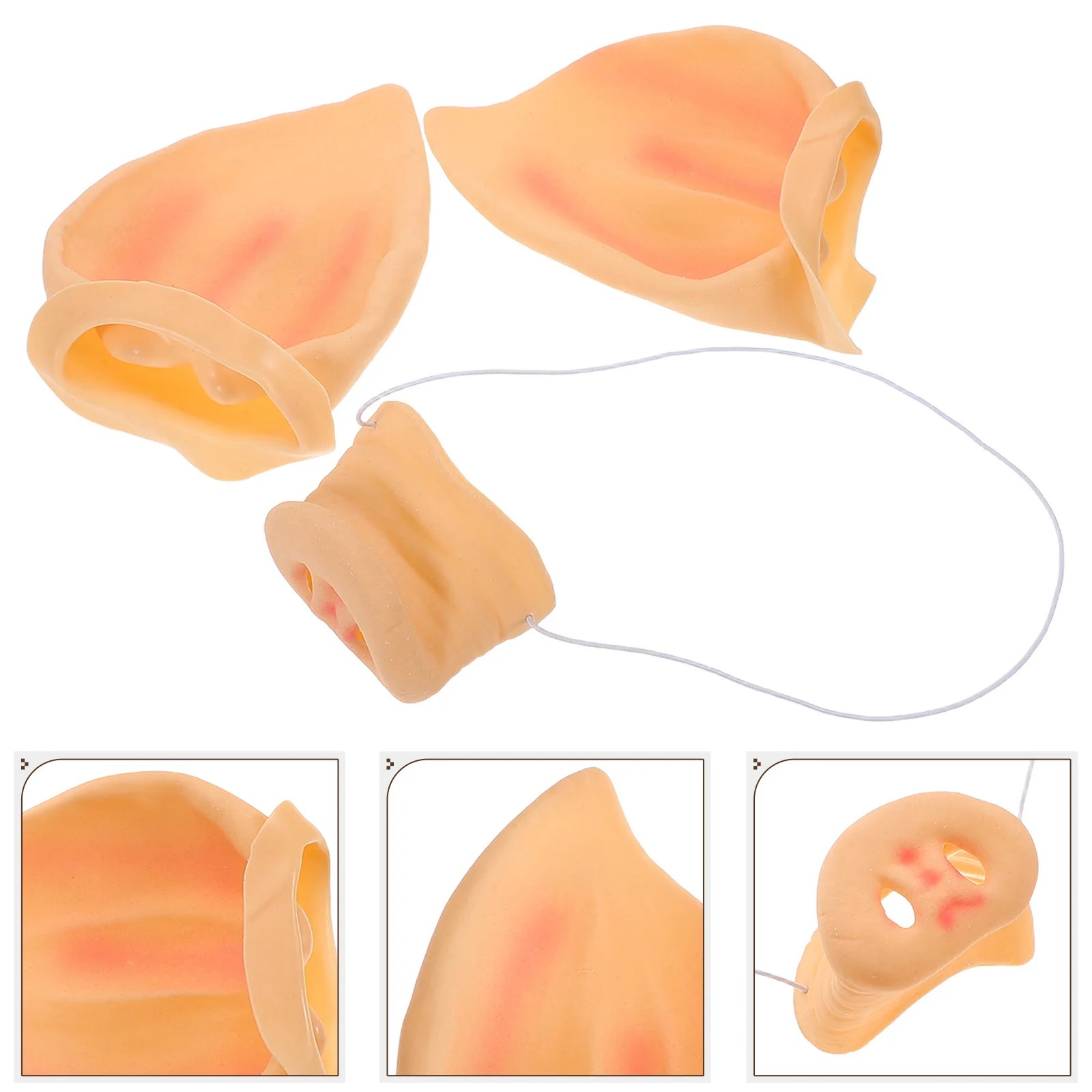 1Set Pig Character Mask Oversized Ears and Nose for Cosplay Events Birthday Party Favors Novelty Animal Costume Accessories
1Set Pig Character Mask Oversized Ears and Nose for Cosplay Events Birthday Party Favors Novelty Animal Costume Accessories