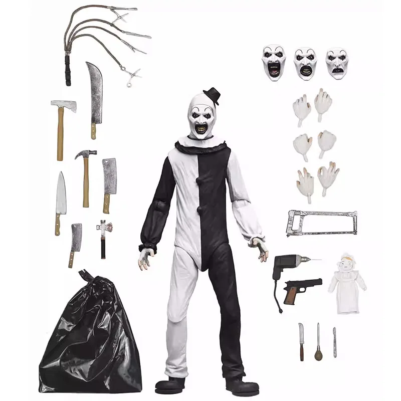 NECA 45251 Art Фигурка клоуна Damien Leone's Terrifier Фигурка Аниме Фигурки Коллекционная модель Кукла Орнамент Оригинал
NECA 45251 Art Фигурка клоуна Damien Leone's Terrifier Фигурка Аниме Фигурки Коллекционная модель Кукла Орнамент Оригинал