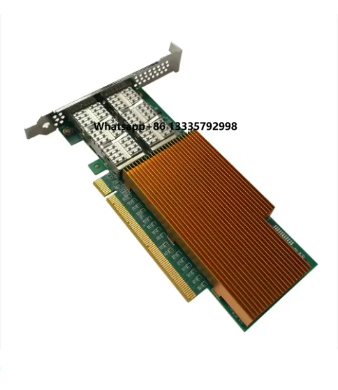 100G Dual Port Ethernet Server Optic Network Interface Card Adapter Card NIC New Arrival with E810-CAM2 PCle 4.0 X16 QSFP28
100G Dual Port Ethernet Server Optic Network Interface Card Adapter Card NIC New Arrival with E810-CAM2 PCle 4.0 X16 QSFP28