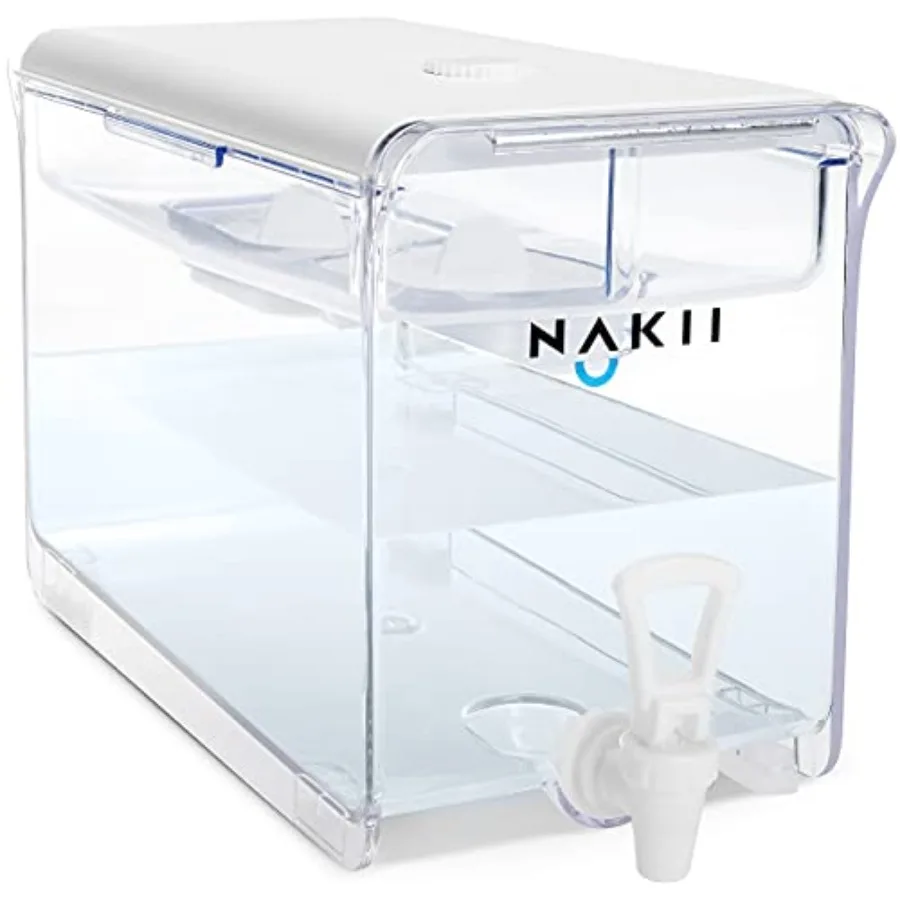 Water Filter Dispenser with 2 Filters - 18-Cup Water Dispenser with 300 Gallons Capacity Long-Lasting NSF-Certified Filters for
Water Filter Dispenser with 2 Filters - 18-Cup Water Dispenser with 300 Gallons Capacity Long-Lasting NSF-Certified Filters for