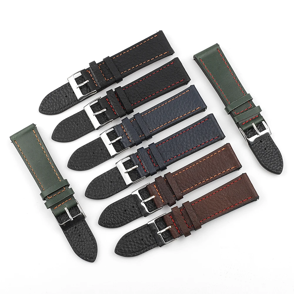 Genuine Leather Watch Band 18mm 20mm 22mm 24mm Black Blue Green Coffee Watch Band Quick Release Watch Bands Replacement for Men
Genuine Leather Watch Band 18mm 20mm 22mm 24mm Black Blue Green Coffee Watch Band Quick Release Watch Bands Replacement for Men