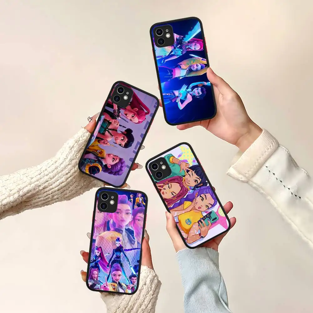 Kpop D-demon Hunters Phone Case For IPhone 16 15 14 13 12 11 Pro Max 7 8 6 6s Plus Matte Cover
Kpop D-demon Hunters Phone Case For IPhone 16 15 14 13 12 11 Pro Max 7 8 6 6s Plus Matte Cover