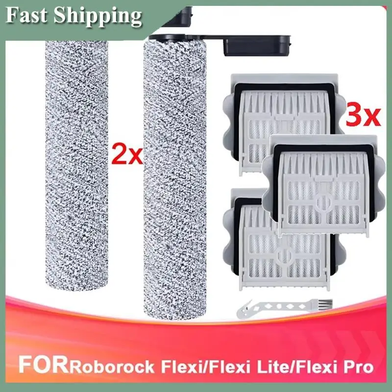 Набор аксессуаров для пылесоса Roborock Flexi/Flexi для влажной/сухой уборки с щеточными роликами
Набор аксессуаров для пылесоса Roborock Flexi/Flexi для влажной/сухой уборки с щеточными роликами