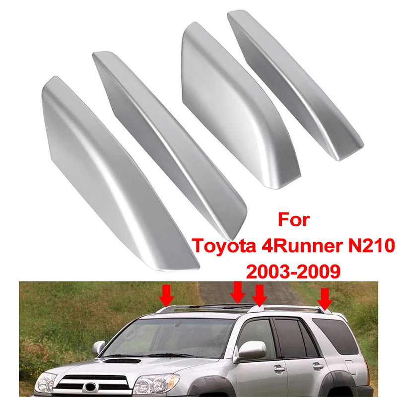 4pcs Car Roof Rack Rail Cover End Cap Silver Front Rear Left Right For Toyota 4Runner N210 2003 2004 2005 2006 2007 2008 2009
4pcs Car Roof Rack Rail Cover End Cap Silver Front Rear Left Right For Toyota 4Runner N210 2003 2004 2005 2006 2007 2008 2009