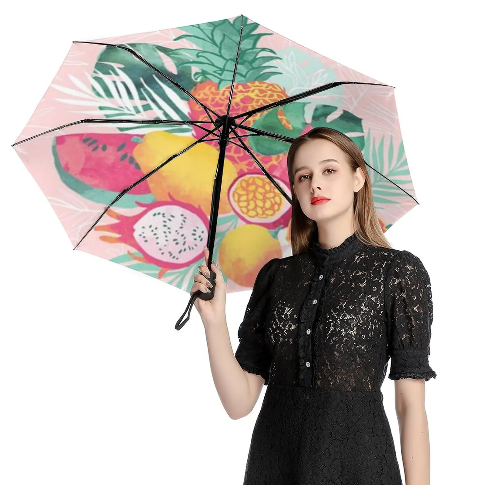 Automatic Umbrella Rain Sun Rain Anti Uv Windproof Beach Umbrella Girl Parasol Folding Parasol Umbrellas Rain Women Portable56
Automatic Umbrella Rain Sun Rain Anti Uv Windproof Beach Umbrella Girl Parasol Folding Parasol Umbrellas Rain Women Portable56