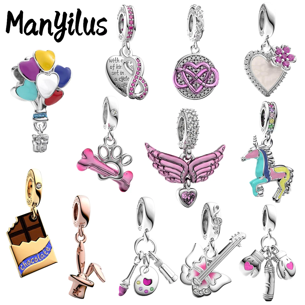 Manyilus 925 Sterling Silver Playful & Romantic Charms Original Bracelet Necklace Enamel Cubic Zirconia Paved Cute Jewelry Gift
Manyilus 925 Sterling Silver Playful & Romantic Charms Original Bracelet Necklace Enamel Cubic Zirconia Paved Cute Jewelry Gift