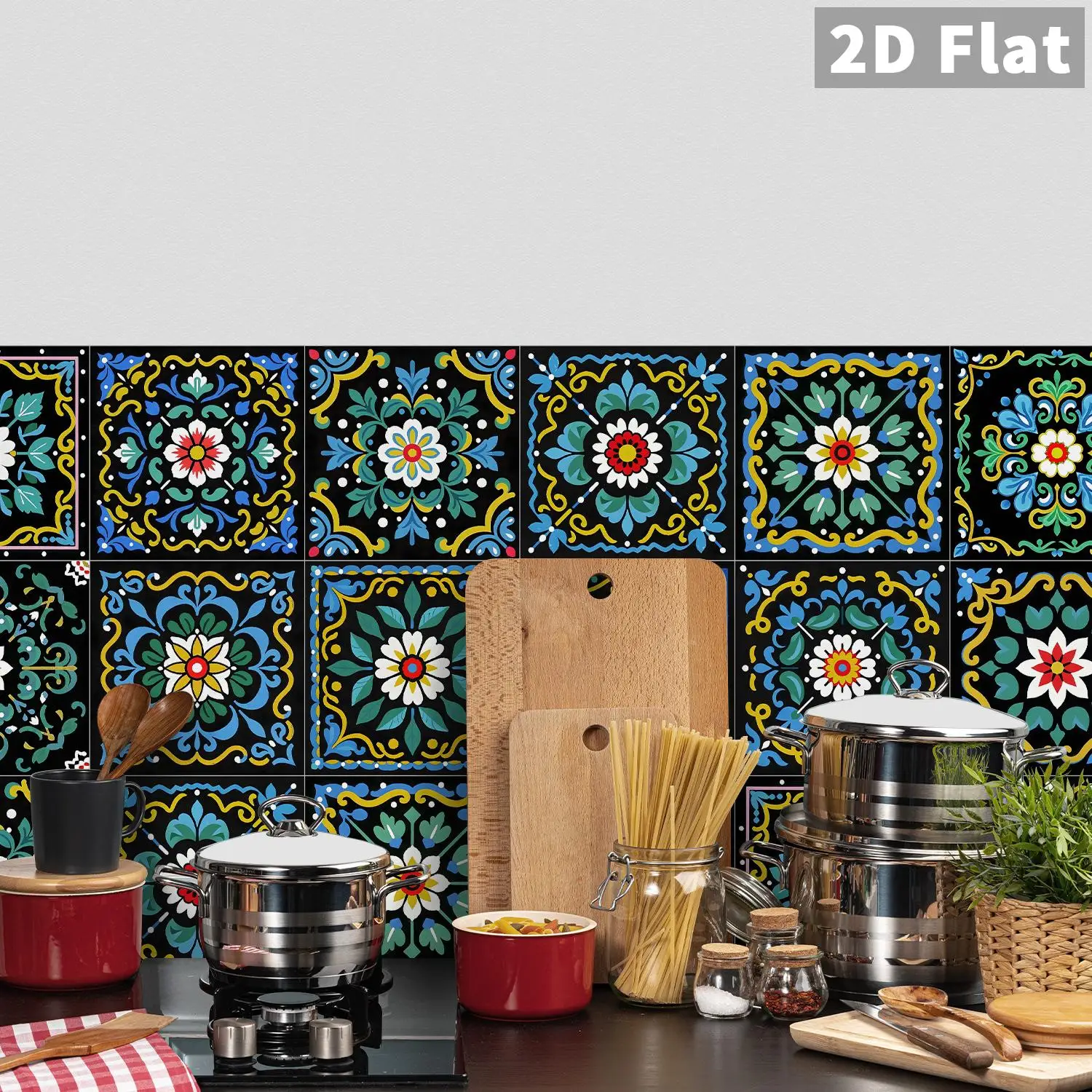 48 pieces of retro art flower brick wall stickers, living room background wall art, homestay wall decoration stickers
48 pieces of retro art flower brick wall stickers, living room background wall art, homestay wall decoration stickers