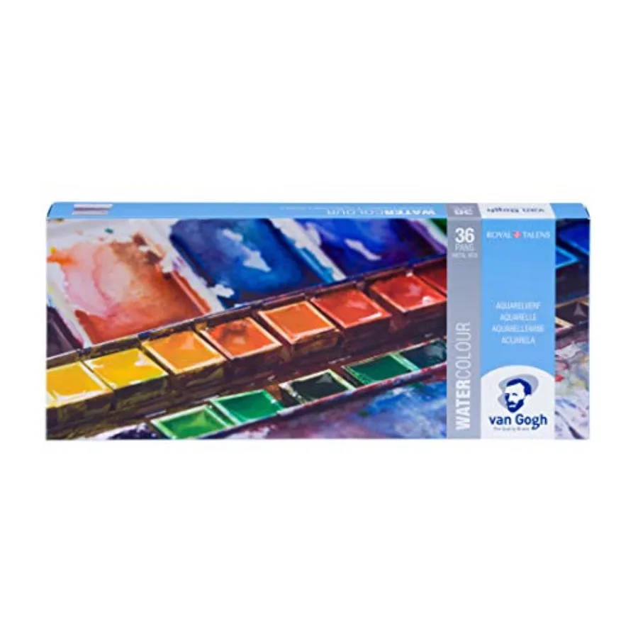 Watercolor Paint Set Metal Tin 36-Half Pan
Watercolor Paint Set Metal Tin 36-Half Pan