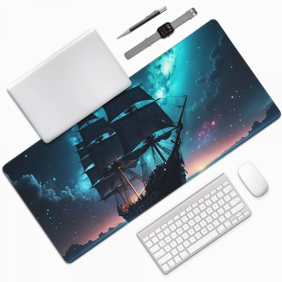 Starry Night Sailboat On The Sea Large Mouse Pad Computer Keyboard Mouse Mat Gamer Laptop Desk Mat Office Accessories Table Mats
Starry Night Sailboat On The Sea Large Mouse Pad Computer Keyboard Mouse Mat Gamer Laptop Desk Mat Office Accessories Table Mats