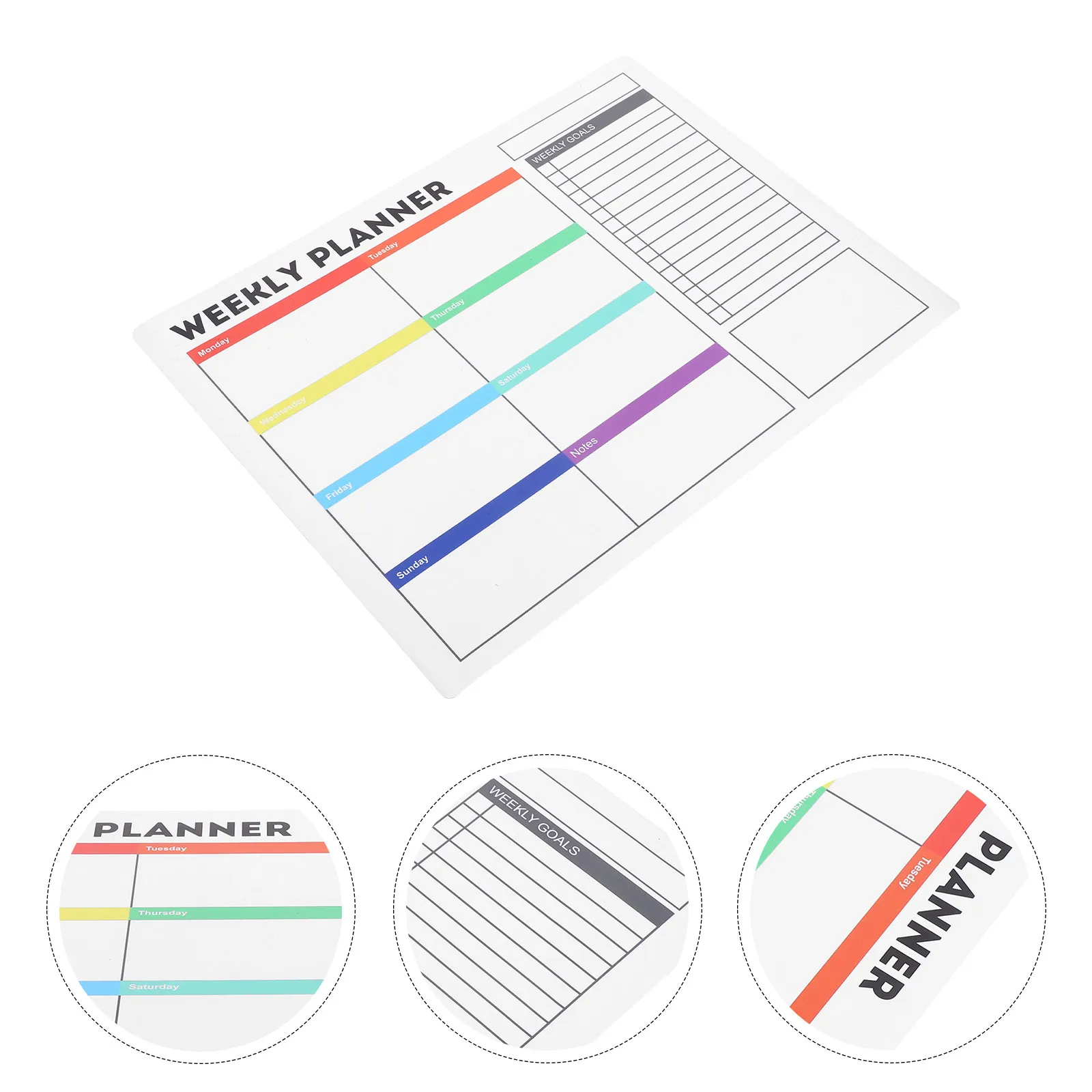 Weekly Planner Whiteboard Sticker 12x16inch Self Adhesive Dry Erase Calendar Removable Reusable Wall Sticker for Home Office
Weekly Planner Whiteboard Sticker 12x16inch Self Adhesive Dry Erase Calendar Removable Reusable Wall Sticker for Home Office