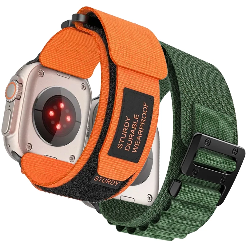 Canvas Nylon Band For Apple Watch Ultra 2 49mm Sport Strap Alpine Trail Loop Bracelet 45mm 41mm For iWatch Series 9 8 7 4 5 6 SE
Canvas Nylon Band For Apple Watch Ultra 2 49mm Sport Strap Alpine Trail Loop Bracelet 45mm 41mm For iWatch Series 9 8 7 4 5 6 SE