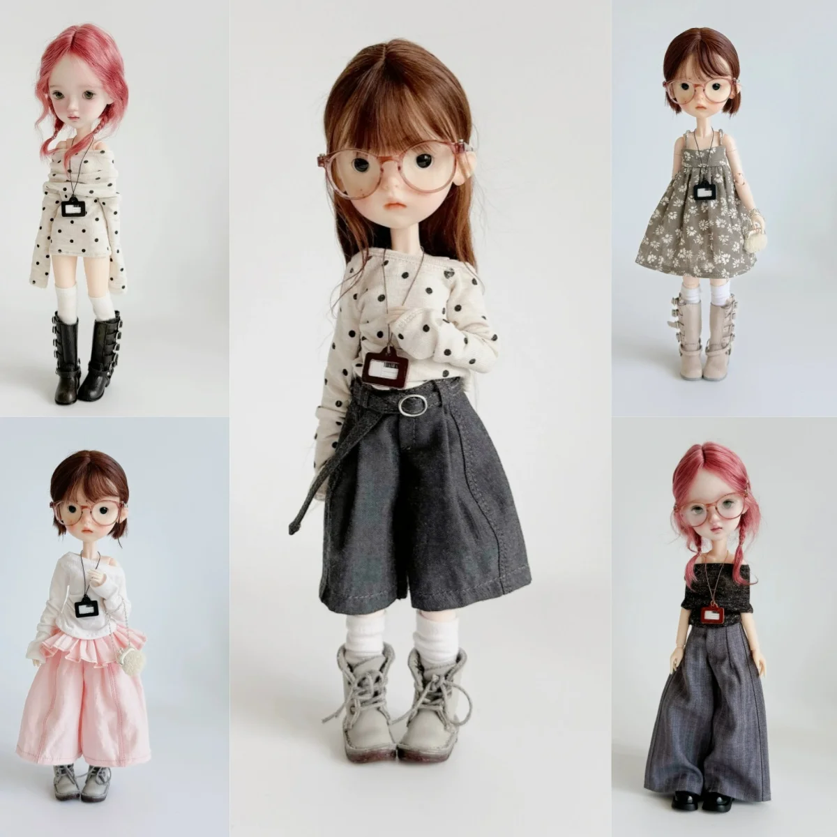 【No Figure】Pre-sale Female Doll's Clothing Accessories High-neck T-shirt Mid-length Pants Fit Girl Action Body Toys For Blyth
【No Figure】Pre-sale Female Doll's Clothing Accessories High-neck T-shirt Mid-length Pants Fit Girl Action Body Toys For Blyth