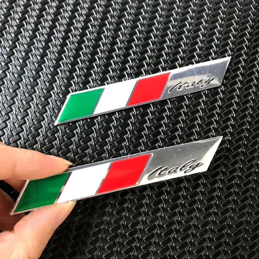2PCS Car Styling 3D Aluminum Italy Italian Flag Logo Sticker Grill Emblem Bumper Window Motorcycle Decal Sticker Car Accessories
2PCS Car Styling 3D Aluminum Italy Italian Flag Logo Sticker Grill Emblem Bumper Window Motorcycle Decal Sticker Car Accessories