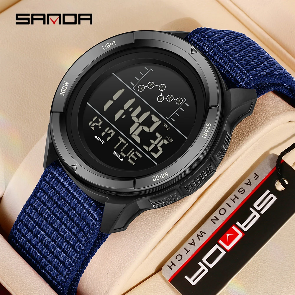 SANDA 2198 Single Monitor Male Student Electronic Watch Multifunctional Waterproof sports Student Electronic Watch 2025
SANDA 2198 Single Monitor Male Student Electronic Watch Multifunctional Waterproof sports Student Electronic Watch 2025