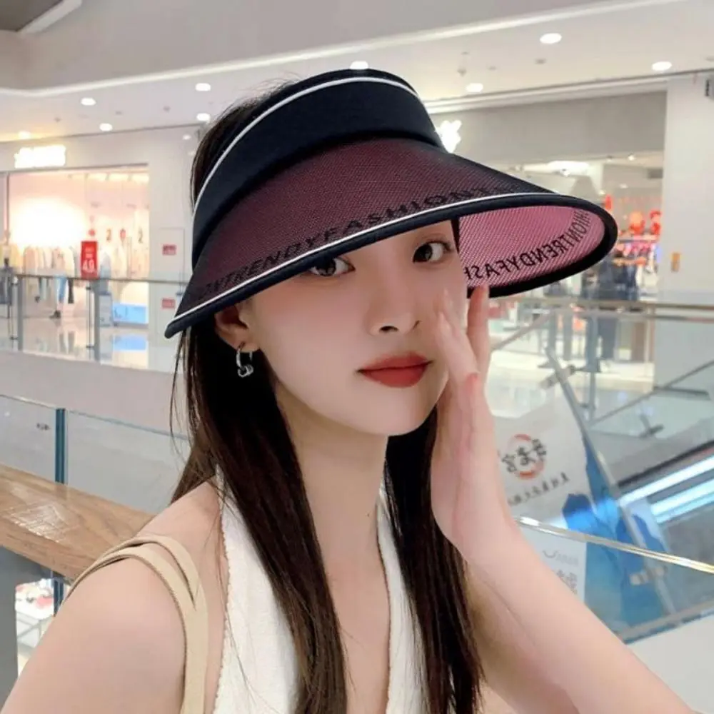Anti-UV UV Protection Empty Top Visor Large Brim Lightweight Women's Sun Visor Hats Breathable Korean Style Sunshade Cap Women
Anti-UV UV Protection Empty Top Visor Large Brim Lightweight Women's Sun Visor Hats Breathable Korean Style Sunshade Cap Women