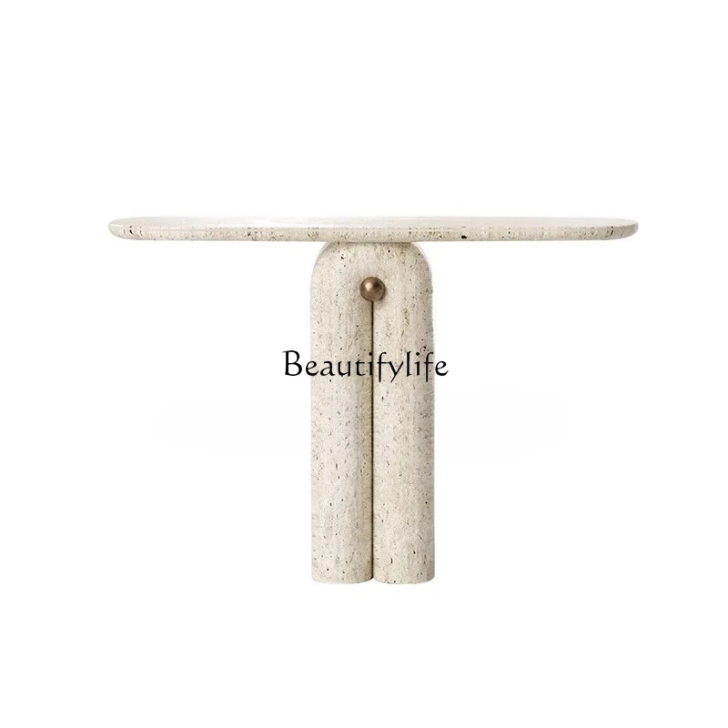 Cream Wind Tunnel Stone Entrance Table Household Against the Wall French Light Luxury Wabi Sansi
Cream Wind Tunnel Stone Entrance Table Household Against the Wall French Light Luxury Wabi Sansi