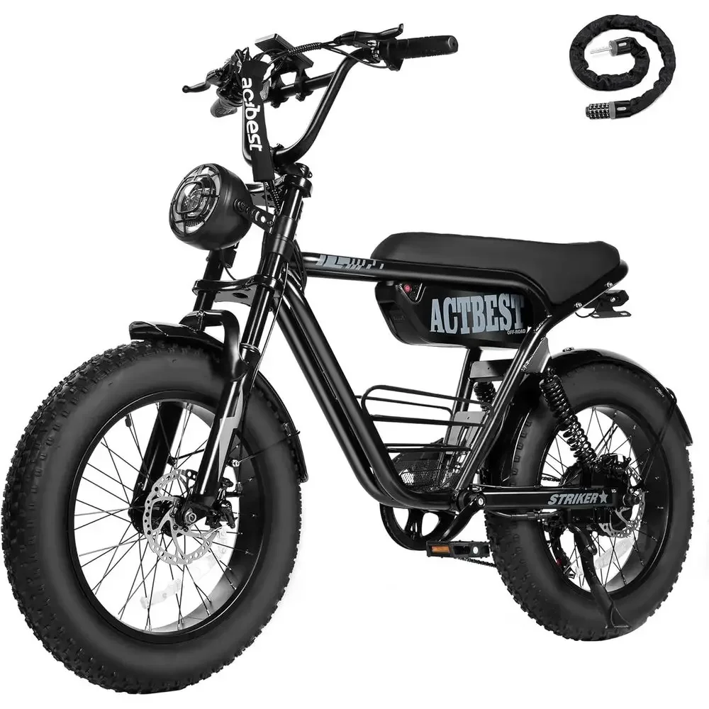 High-Power 1200W/1500W 48V Electric Bike with 10.4Ah/15.6Ah Battery, Suitable for Teens and Adults, All-Terrain Tires, Hydraulic
High-Power 1200W/1500W 48V Electric Bike with 10.4Ah/15.6Ah Battery, Suitable for Teens and Adults, All-Terrain Tires, Hydraulic