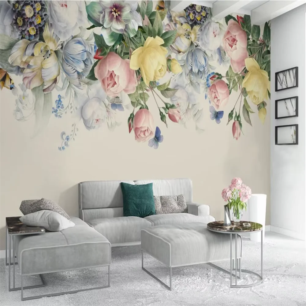 beibehang Custom papel de parede 3d Vintage roses photo mural wallpaper TV background 3D wall paper wall decorations living room
beibehang Custom papel de parede 3d Vintage roses photo mural wallpaper TV background 3D wall paper wall decorations living room