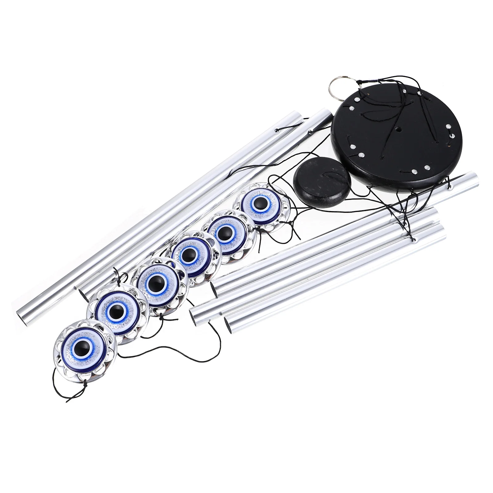 Aluminum Tube Hanging Bell Opal Wind Chime Decor Metal Pendant Cat Eye Stone Wind Bells Family Ornament
Aluminum Tube Hanging Bell Opal Wind Chime Decor Metal Pendant Cat Eye Stone Wind Bells Family Ornament
