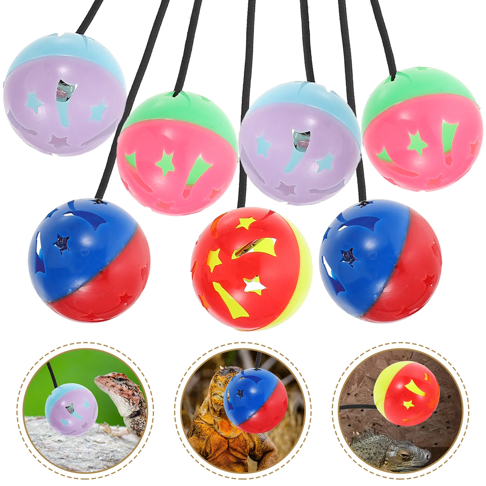 7 Pcs Toy Ball Lizard Accessories Reptile Jumping Spider Terrarium Decor Decorations for Tank Hydro Balls Toys Animal
7 Pcs Toy Ball Lizard Accessories Reptile Jumping Spider Terrarium Decor Decorations for Tank Hydro Balls Toys Animal