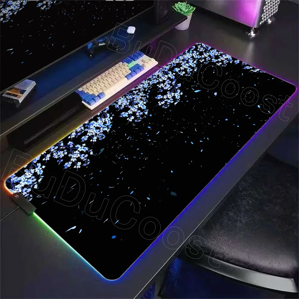 Большой коврик для мыши с цветочным принтом сакуры RGB, аксессуары для компьютерных игр, нескользящая основа, подходит для киберспорта, офиса и дома, многоцветное украшение
Большой коврик для мыши с цветочным принтом сакуры RGB, аксессуары для компьютерных игр, нескользящая основа, подходит для киберспорта, офиса и дома, многоцветное украшение