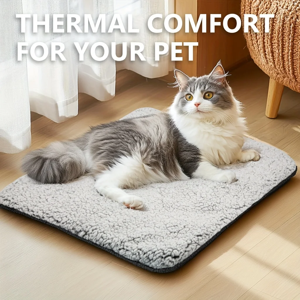 Self-Heating Pet Pads Blanket Puppy Pad Warm Cushion Mat for Cats Dogs Washable Pets with Thermal Body Heat Reflecting Core Pad
Self-Heating Pet Pads Blanket Puppy Pad Warm Cushion Mat for Cats Dogs Washable Pets with Thermal Body Heat Reflecting Core Pad