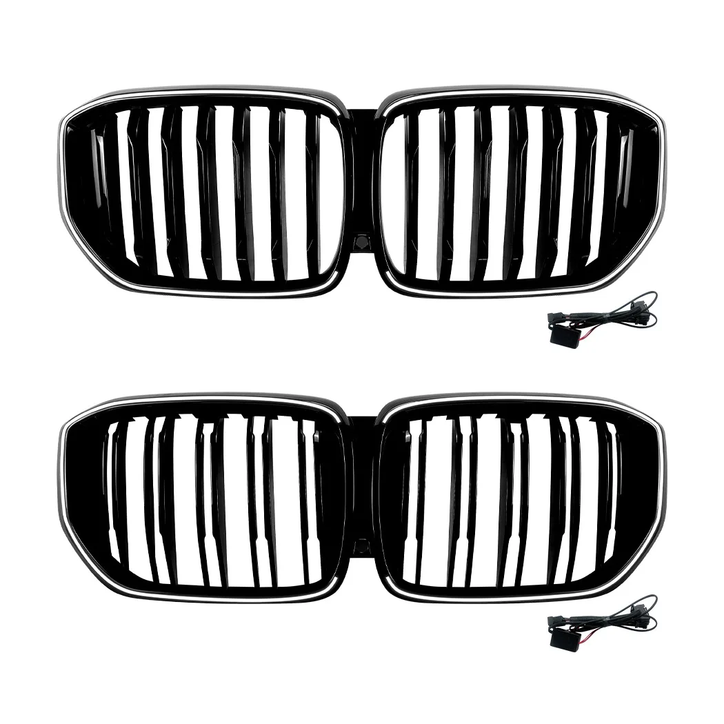 For BMW X5 G05 LCI 2023-2026 With LED Front Kidney Grille Racing Grill Upper Bumper Radiator Hood Mesh Grid Air Intake Cover
For BMW X5 G05 LCI 2023-2026 With LED Front Kidney Grille Racing Grill Upper Bumper Radiator Hood Mesh Grid Air Intake Cover
