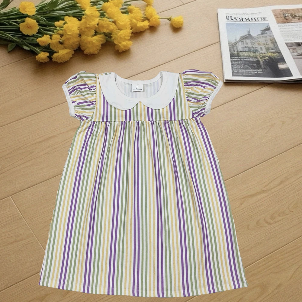 9.29 Kids Summer Dress For Girls Baby Girls Mardigras Stripes Collar Knee Length Dresses
9.29 Kids Summer Dress For Girls Baby Girls Mardigras Stripes Collar Knee Length Dresses