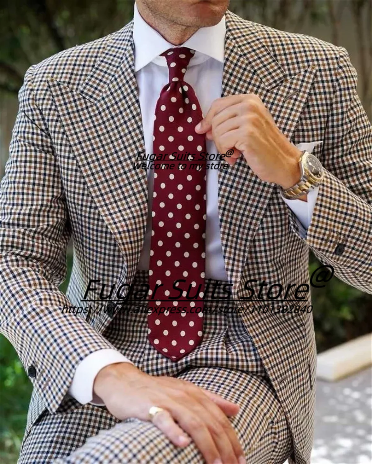 Casual Plaid Men Suits Customized Slim Fit Peak Lapel Groom Wedding Tuxedos 2 Pieces Sets Prom Male Blazers Handsome Ropa Hombre
Casual Plaid Men Suits Customized Slim Fit Peak Lapel Groom Wedding Tuxedos 2 Pieces Sets Prom Male Blazers Handsome Ropa Hombre