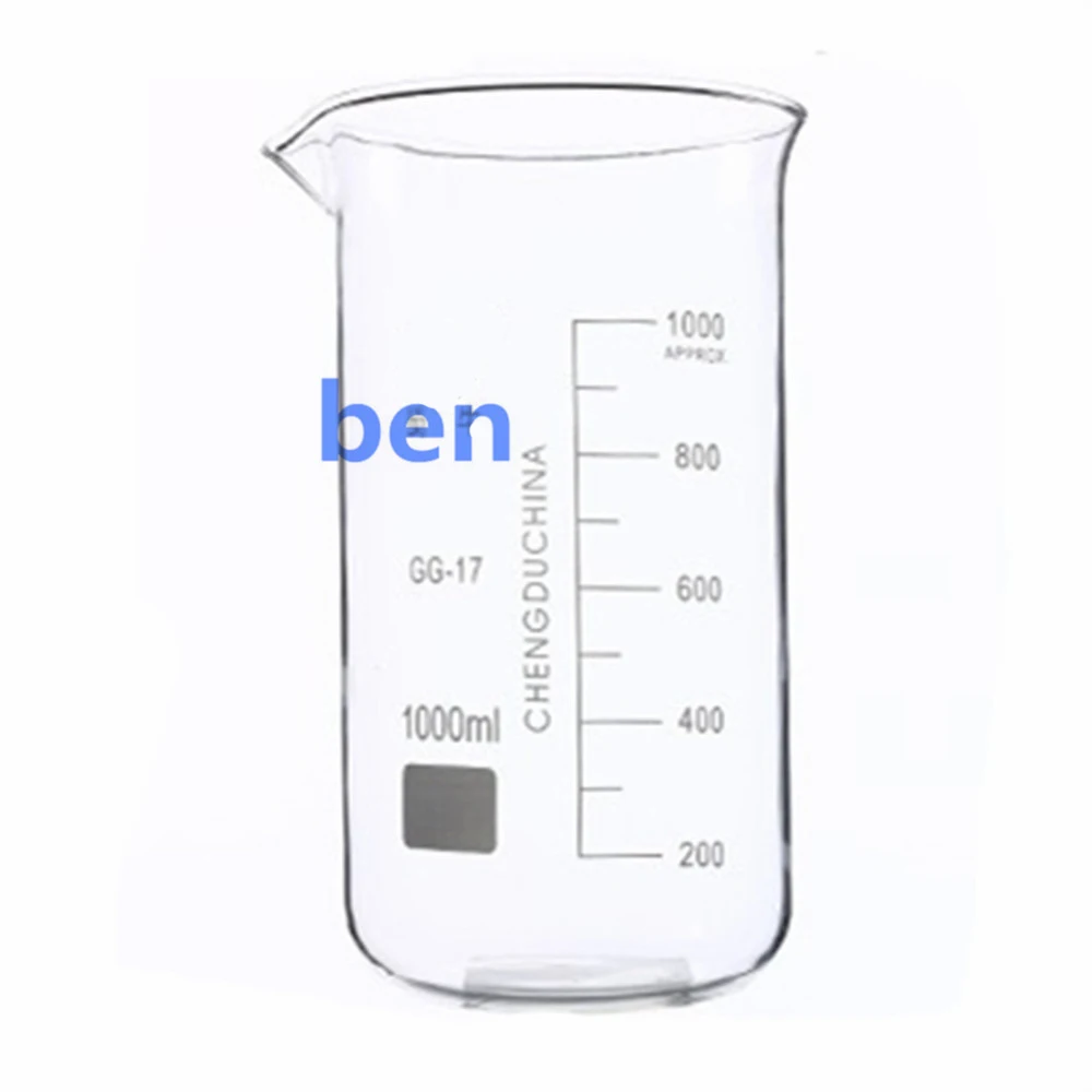 1000mL Glass Beaker Tall Form New Chemical Lab Glassware borosilicate glass 3.3
1000mL Glass Beaker Tall Form New Chemical Lab Glassware borosilicate glass 3.3