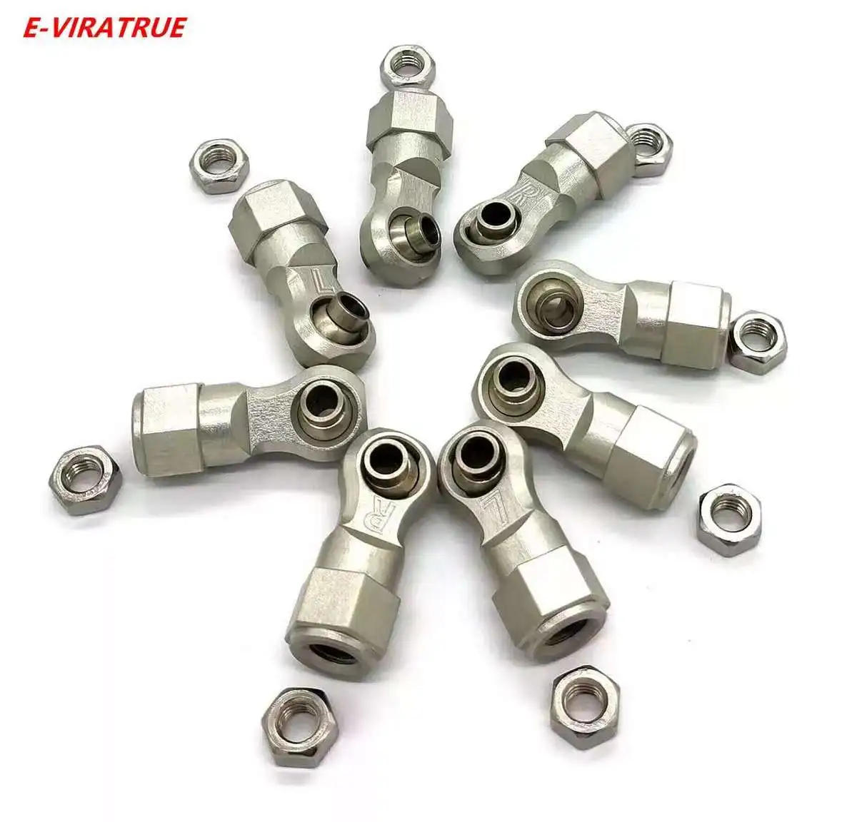 E-VIRATRUE 7075Aluminum Front&Rear Upper Rod End For Losi DBXL-E 2.0&GAS 1/5 8pcs
E-VIRATRUE 7075Aluminum Front&Rear Upper Rod End For Losi DBXL-E 2.0&GAS 1/5 8pcs