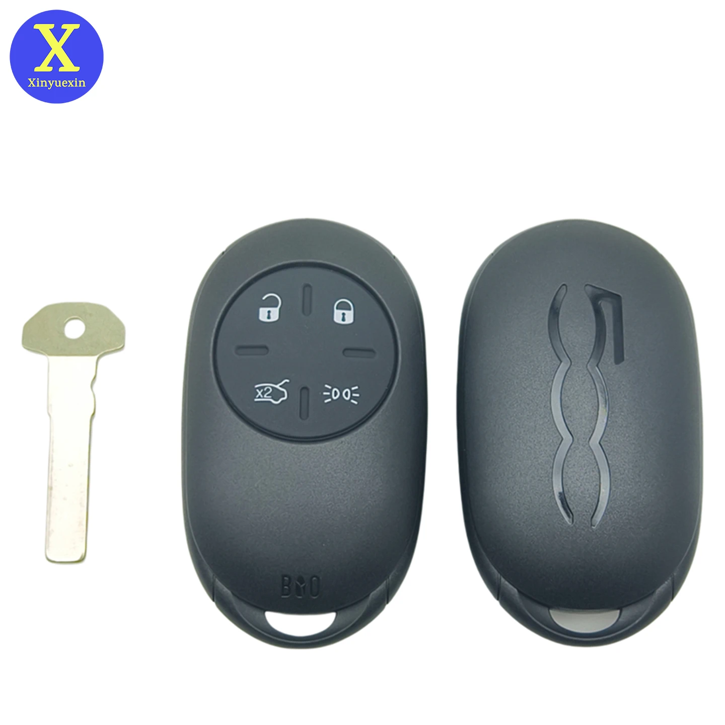 Xinyuexin Remote Key Shell Case for Fiat 500 500E 500X 2020-2024 4 Button Smart Key Replacement and Uncut Blade Car Accessories
Xinyuexin Remote Key Shell Case for Fiat 500 500E 500X 2020-2024 4 Button Smart Key Replacement and Uncut Blade Car Accessories