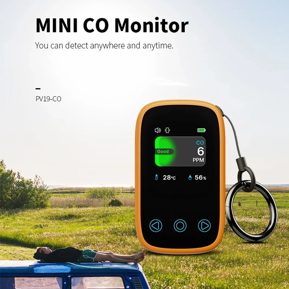Portable Carbon Monoxide Tester Mini CO Detector Multifunctional Air Quality Monitor Temperature and Humidity Meter Rechargeable
Portable Carbon Monoxide Tester Mini CO Detector Multifunctional Air Quality Monitor Temperature and Humidity Meter Rechargeable