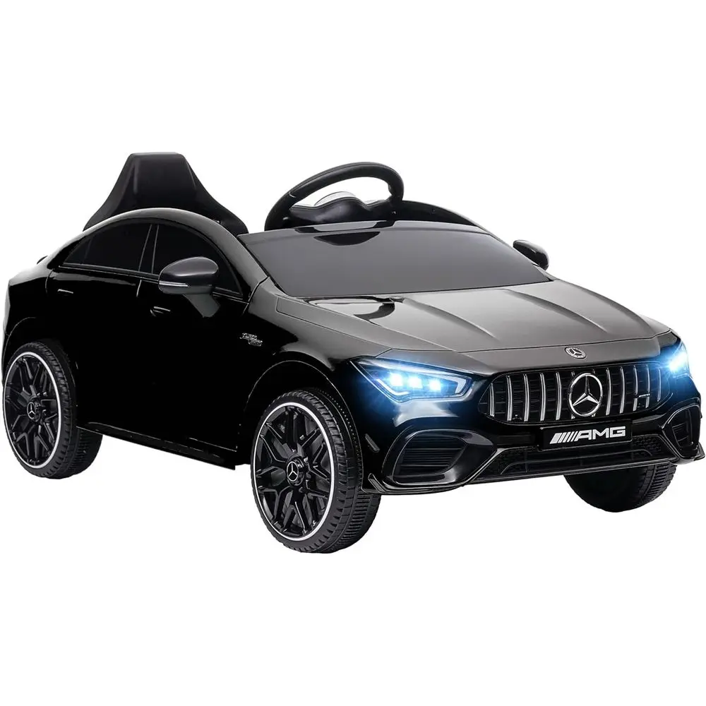 12V Kids Electric Car, Remote Control Ride-On with Transport Wheels, Spring Suspension, LED Lights, Music Horn, Black
12V Kids Electric Car, Remote Control Ride-On with Transport Wheels, Spring Suspension, LED Lights, Music Horn, Black