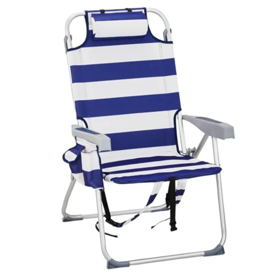 Aluminum Backpack Beach Chair for Adults, Portable Lightweight Reclining Beach Chair with Headrest Side Pocket, Lay Flat Beach
Aluminum Backpack Beach Chair for Adults, Portable Lightweight Reclining Beach Chair with Headrest Side Pocket, Lay Flat Beach