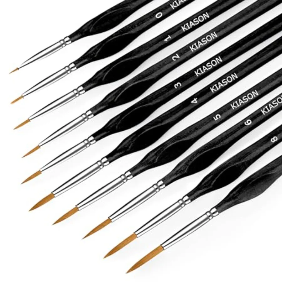 PC Miniature Paint Brush for Fine Detailing, Small Painting Brushes Set for Art, Crafts, Acrylic, Watercolor, Oil, Model, Face,
PC Miniature Paint Brush for Fine Detailing, Small Painting Brushes Set for Art, Crafts, Acrylic, Watercolor, Oil, Model, Face,