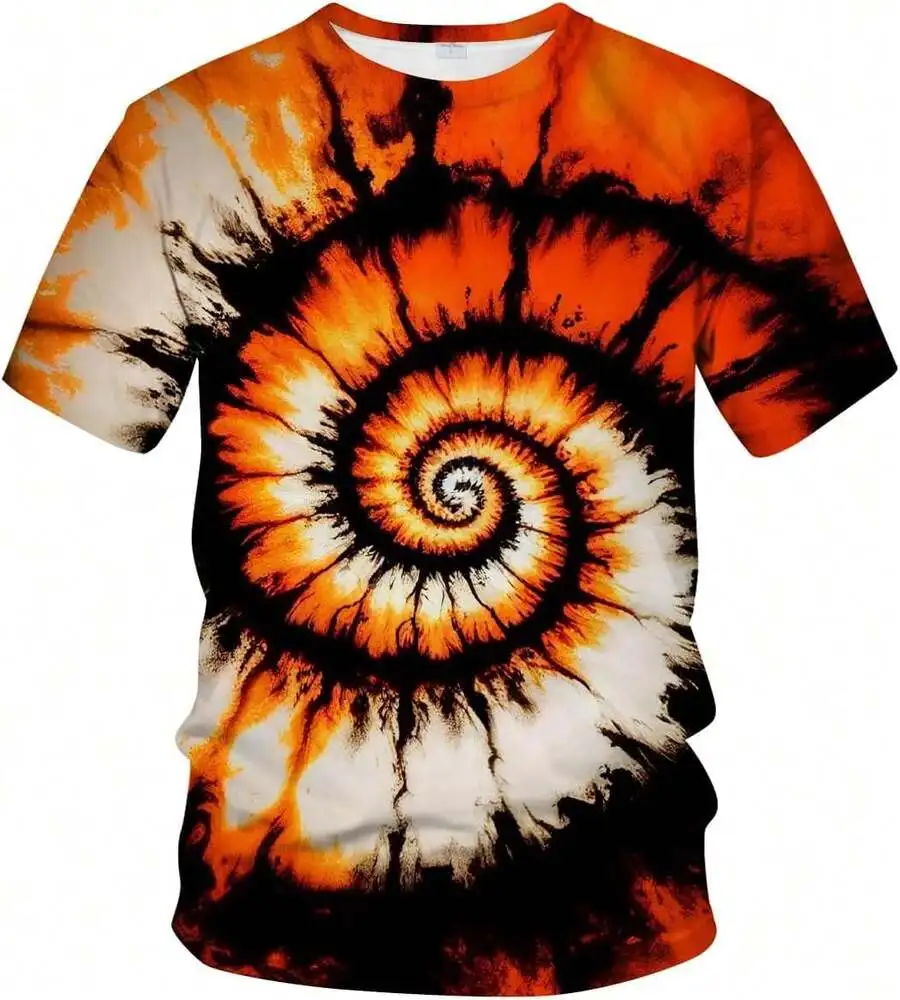 Tie Dye Spiral Pattern T-Shirt For Adults Casual Short Sleeve Tee
Tie Dye Spiral Pattern T-Shirt For Adults Casual Short Sleeve Tee